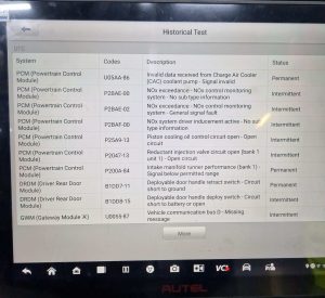 Range Rover P25A9 Fault